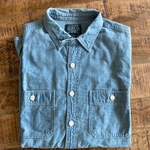 Jcrew Men’s Selvedge Chambray Workshirt S